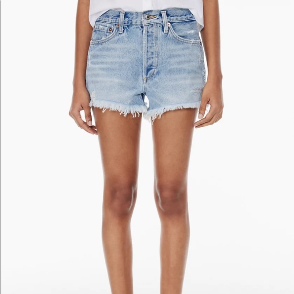 AGOLDE Parker Shorts - Size 26 - Swapmeet Blue - Picture 1 of 6